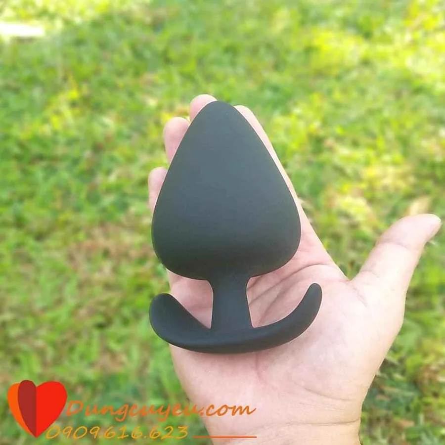 무광 블랙 애널 플러그 (TPE·5~8cm)