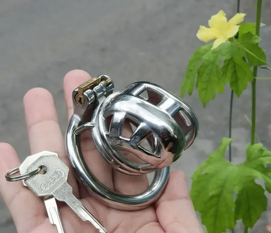 코브라 정조대 케이지 (스테인리스·평면 각링)