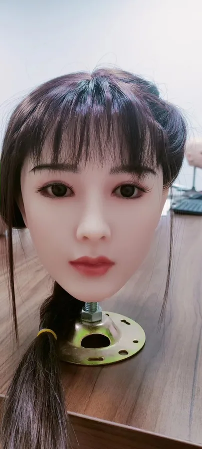 리얼돌 실리콘 헤드 (식모·수제 속눈썹)