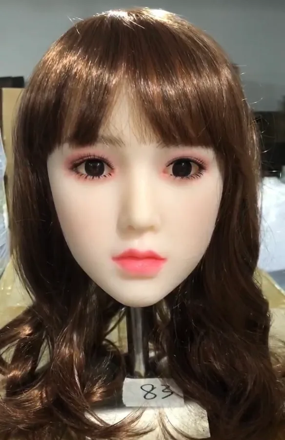 리얼돌 TPE 헤드 (가발 포함·구강 사용 가능)