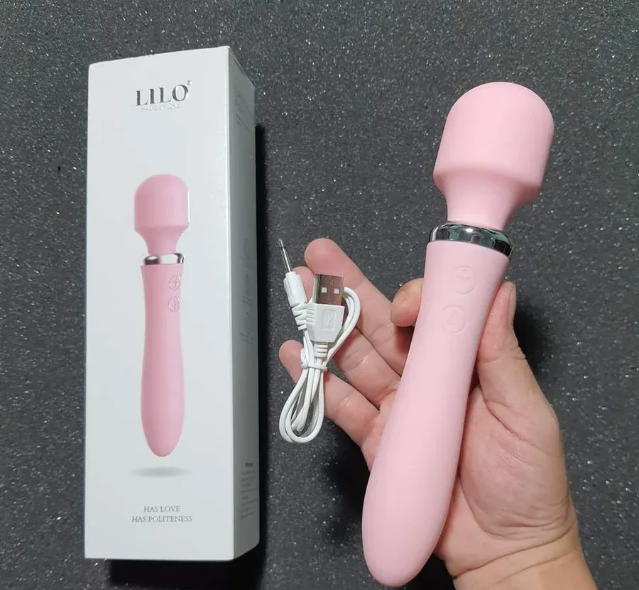 릴로 양두 진동봉 (외음부·삽입 겸용)
