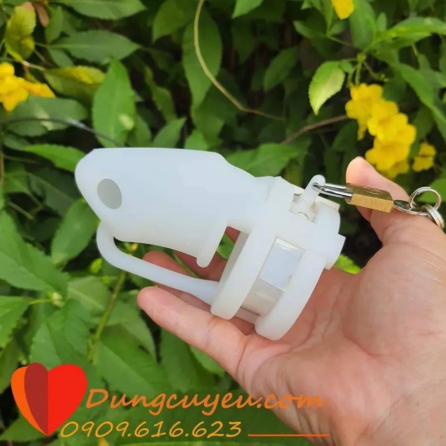실리콘 정조대 케이지 (링 3종 4~5.3cm·자물쇠)