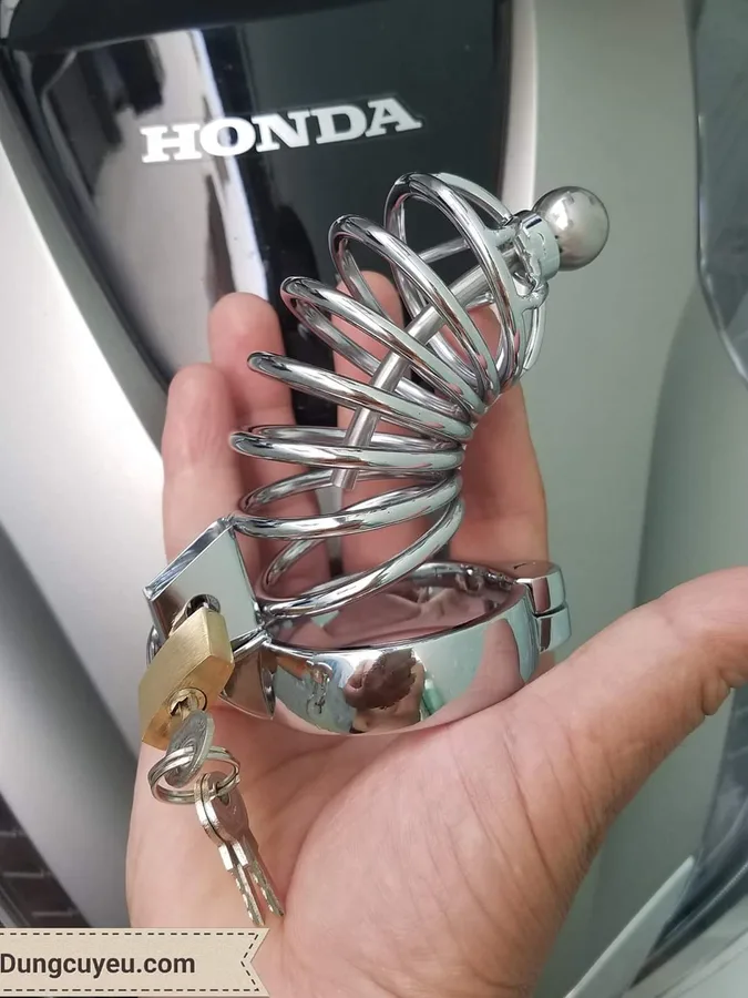 스프링 코일형 정조대 (아연합금·205g·링 40·45mm)