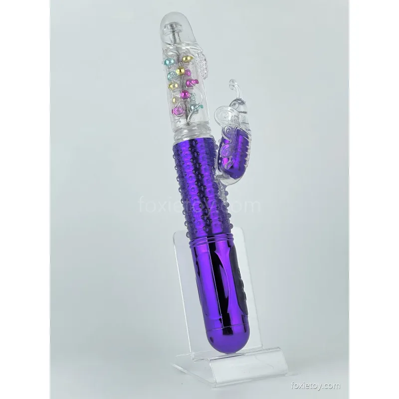 5in1 딜도 (진동·피스톤·회전구슬·클리 가지)